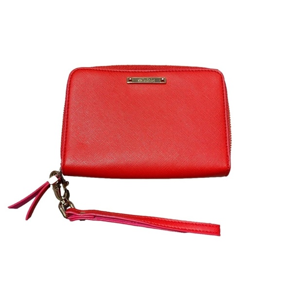 Stella&Dot Call Me Barbiecore Wristlet Red Wallet - Picture 1 of 12